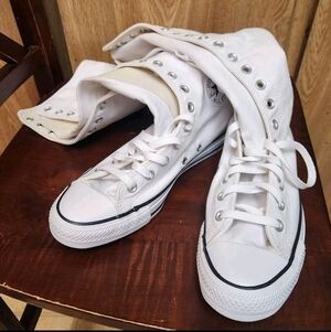 Converse Chuck Taylor All Star XXHi Shoes Womens 11 Mens 13 White Knee High
